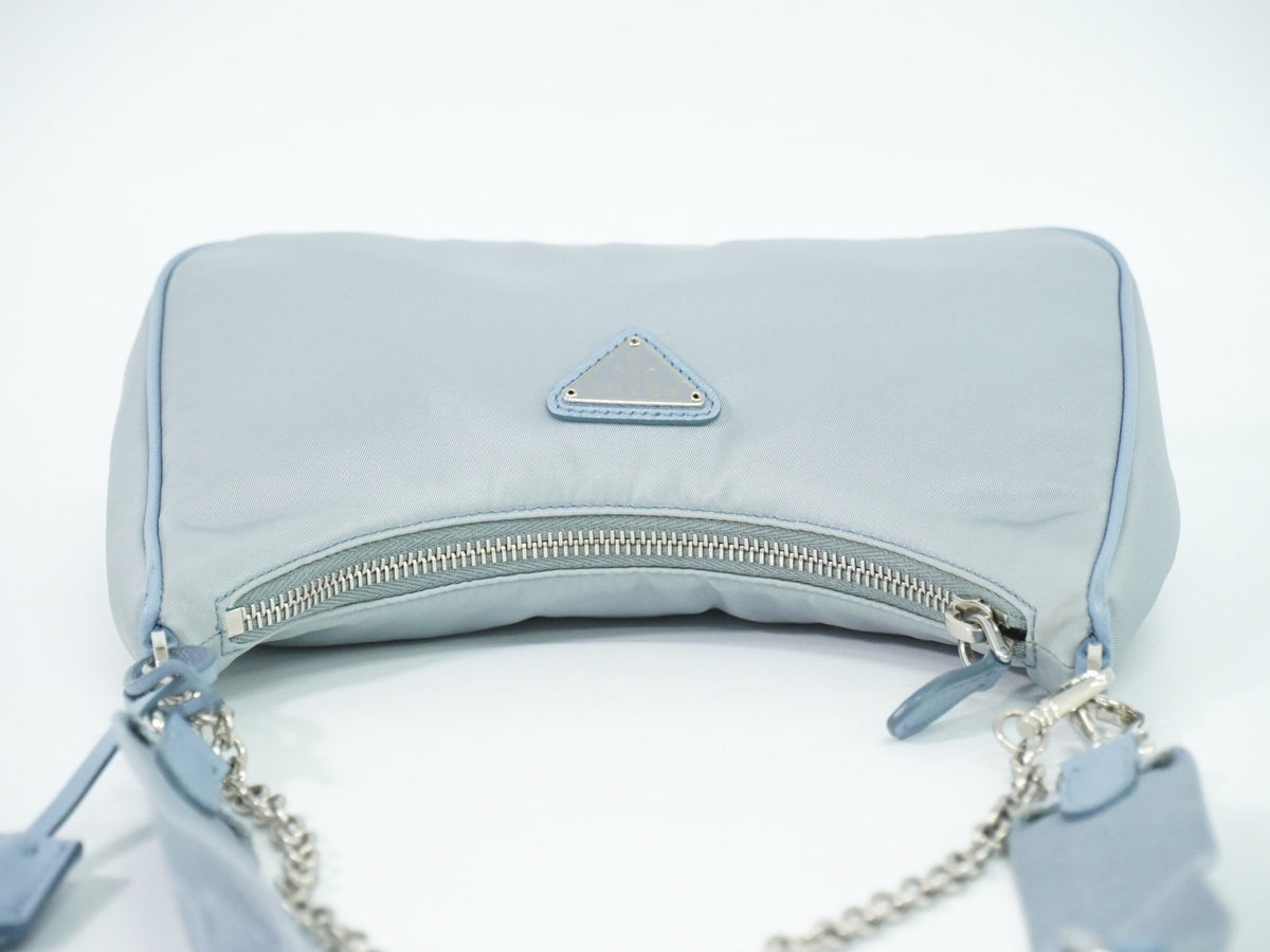 Prada Re-Edition 2005 Tessuto, Blue, Nylon, Shoulder Bag