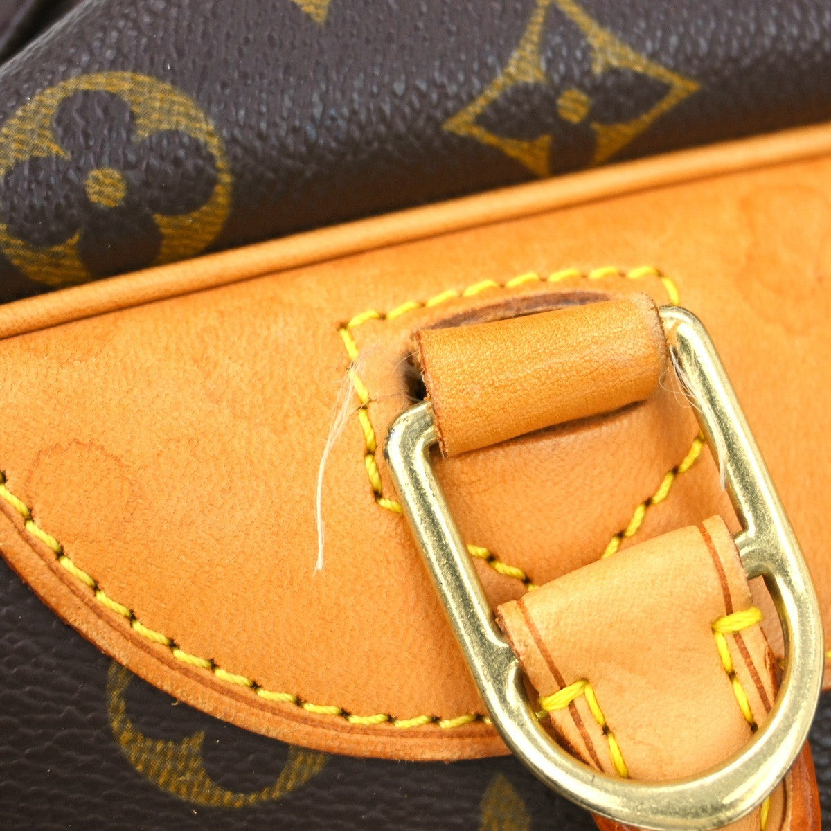 Louis Vuitton Deauville Monogram, Brown, Canvas, Handbag