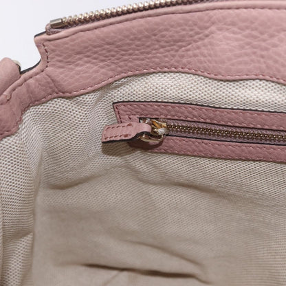 Gucci Soho Working Leather, Pink, Leather, Tote Bag