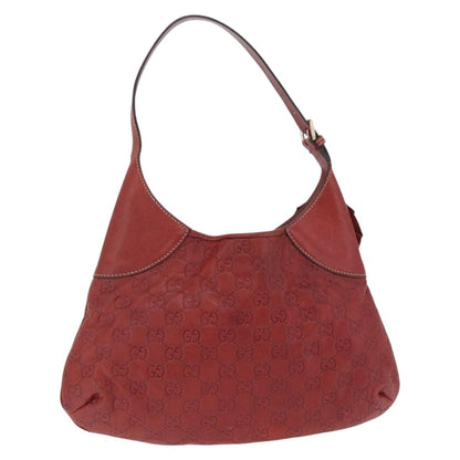 Gucci Trophy GG Canvas with Leather, Red, Canvas, Tote Bag