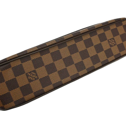 Louis Vuitton Aubagne Damier Ebene, Brown, Canvas, Handbag