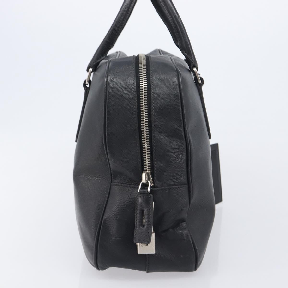 Prada Vintage Leather, Black, Leather, Handbag