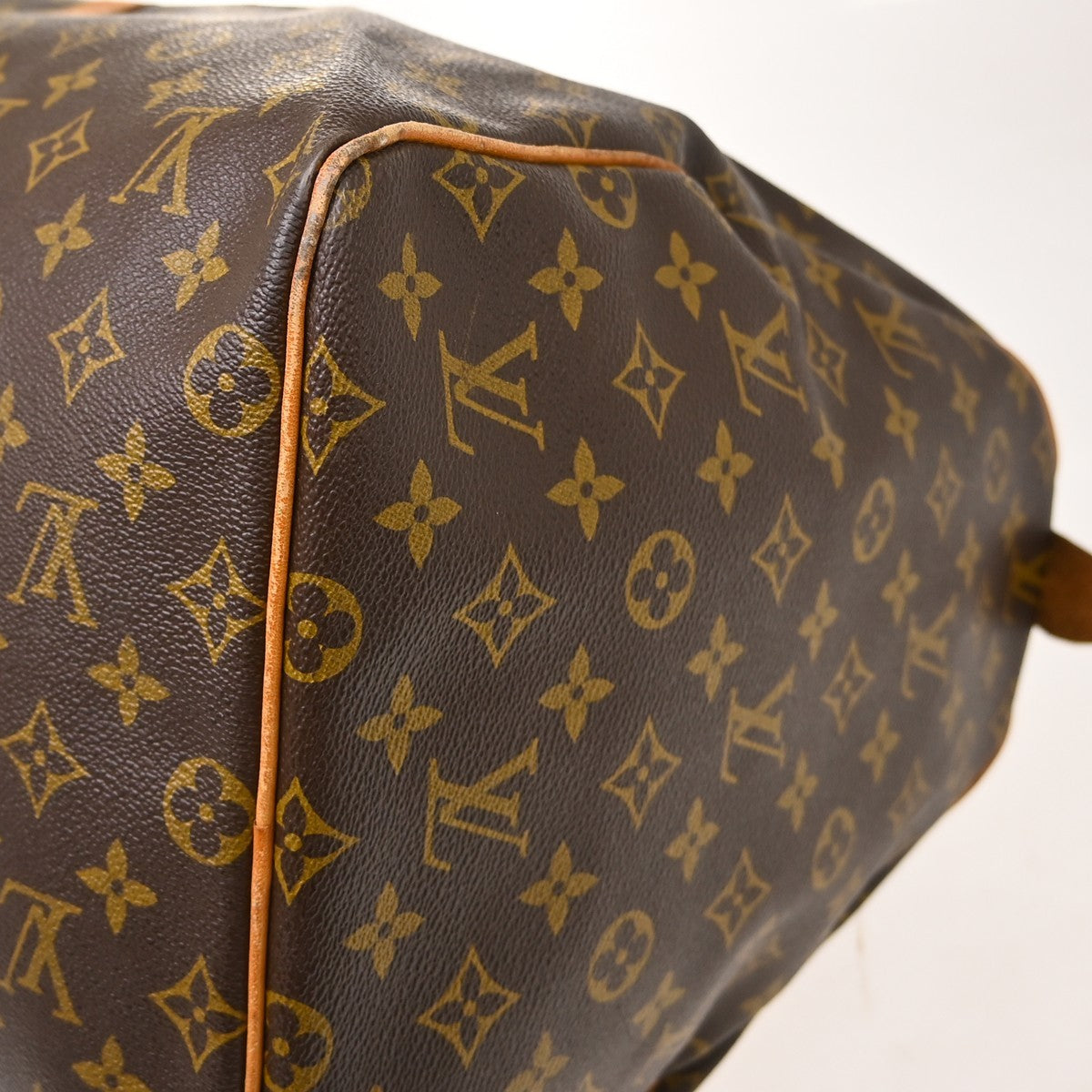 Louis Vuitton Keepall Canvas, Brown, Canvas, Travel Bag