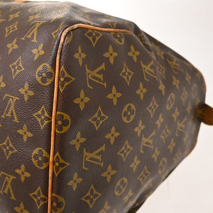 Louis Vuitton Keepall Canvas, Brown, Canvas, Travel Bag