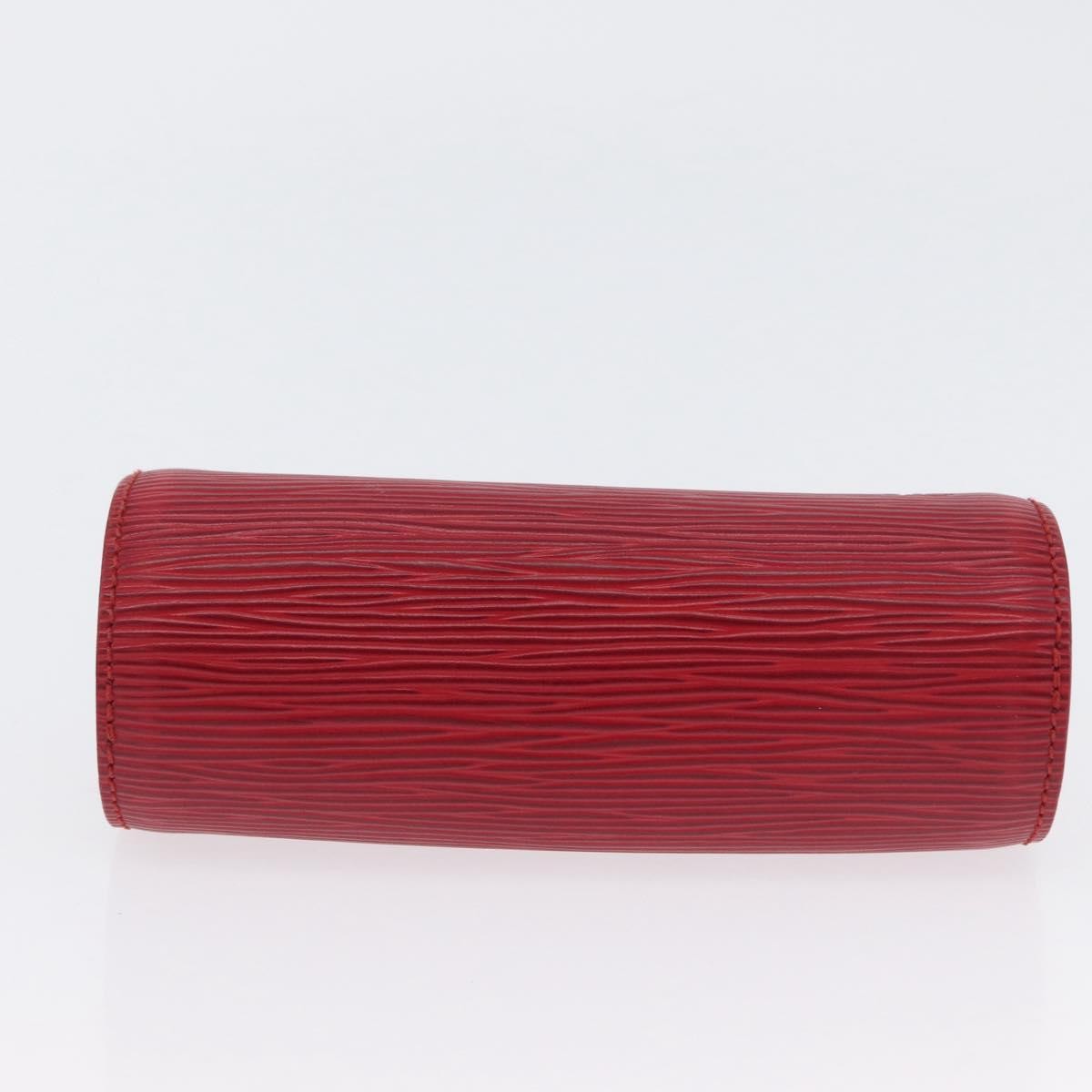 Louis Vuitton Soufflot Pochette Epi Leather, Red, Leather, Clutch