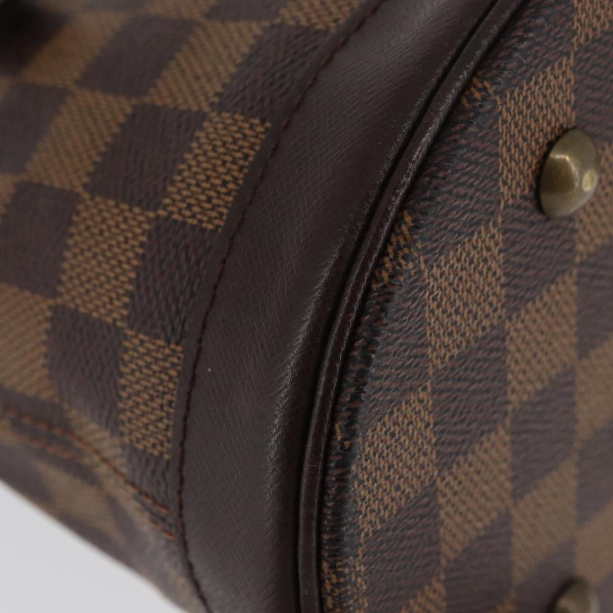 Louis Vuitton Marais Bucket Damier, Brown, Canvas, Handbag