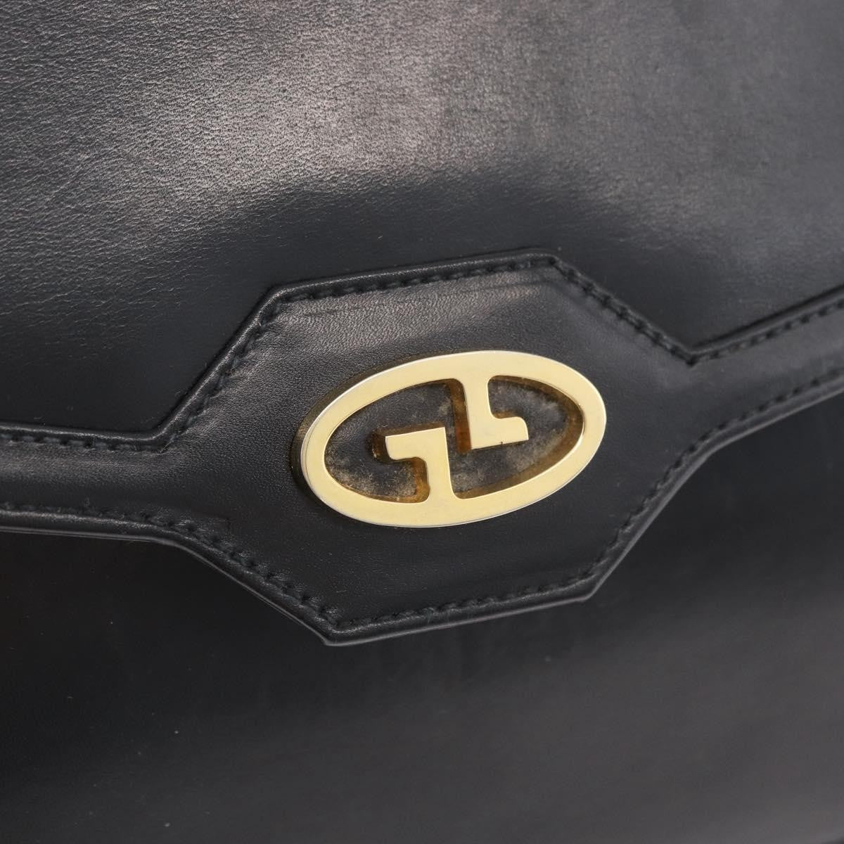 Gucci Shoulder Leather, Black, Leather, Shoulder Bag