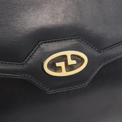 Gucci Shoulder Leather, Black, Leather, Shoulder Bag