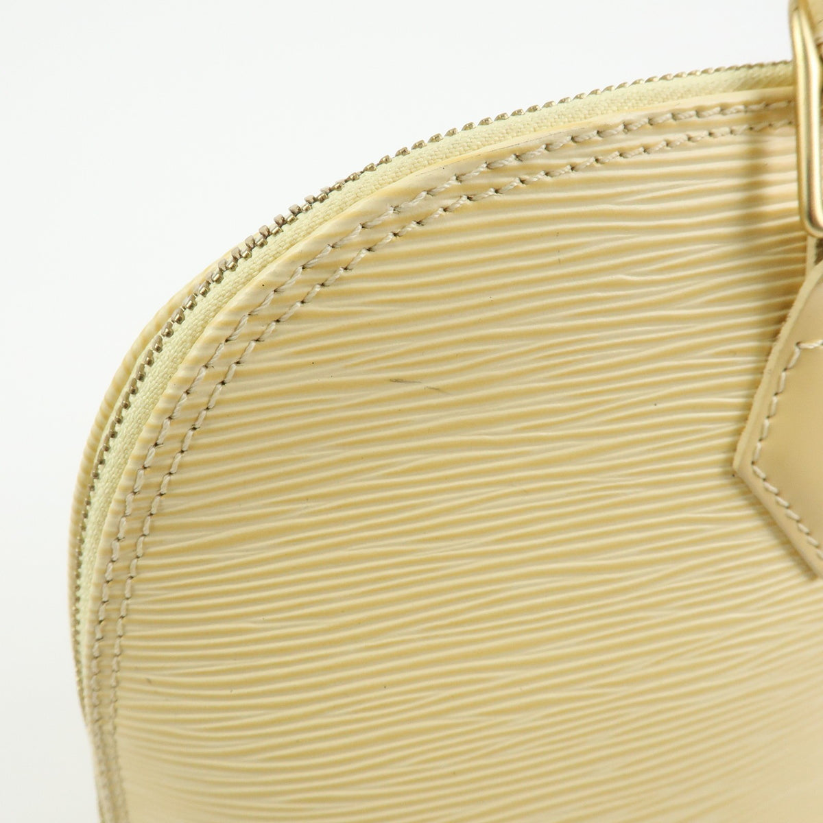 Louis Vuitton Alma Epi Leather, Beige, Leather, Handbag
