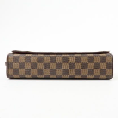 Louis Vuitton Tribeca Damier, Brown, Canvas, Handbag