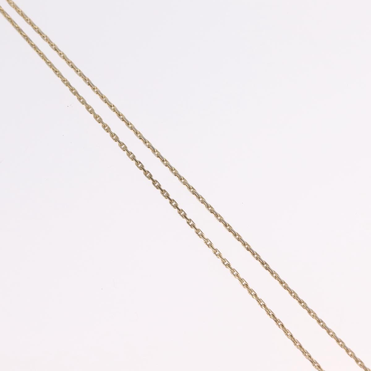 Christian Dior CD Pendant Metal, Gold, Metal, Necklace