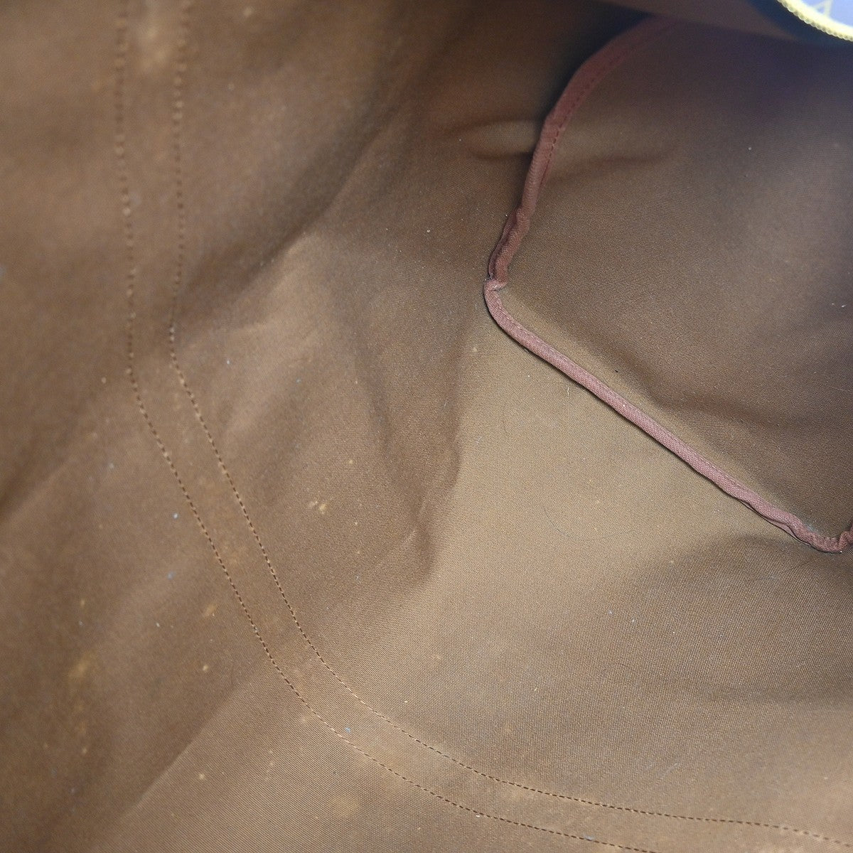 Louis Vuitton Keepall Monogram, Brown, Canvas, Travel Bag