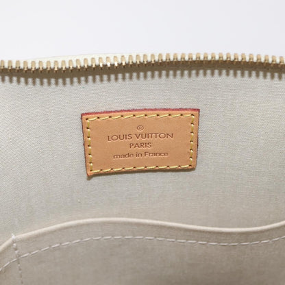 Louis Vuitton Alma Monogram Vernis, Beige, Patent Leather, Handbag