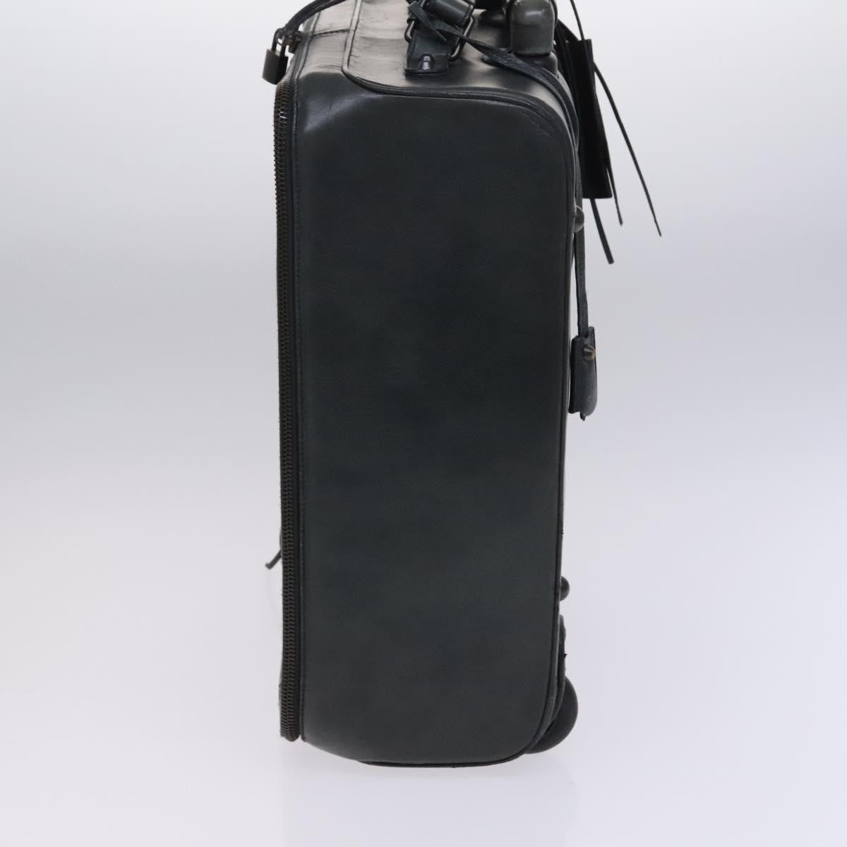 Balenciaga Trolley Rolling Classic Studs Luggage Leather, Khaki, Leather, Travel Bag
