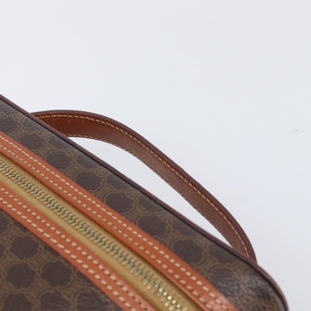Celine Macadam Vanity Canvas, Brown, Canvas, Clutch
