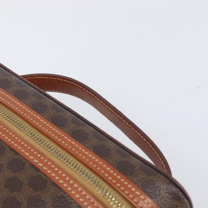 Celine Macadam Vanity Canvas, Brown, Canvas, Clutch