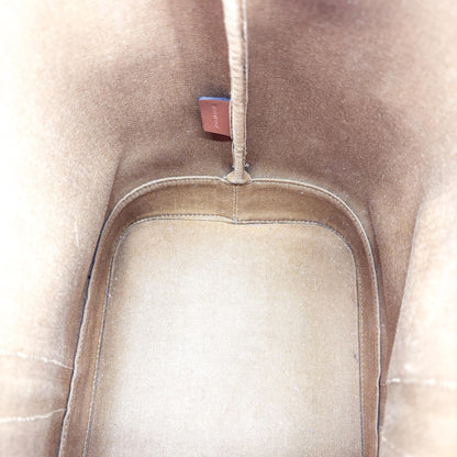 Celine Bucket Triomphe Coated Canvas, Black, Canvas, Shoulder Bag