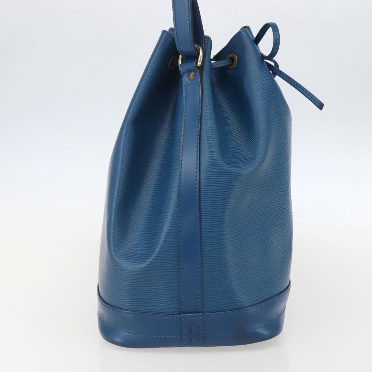 Louis Vuitton Noe Epi Leather, Blue, Leather, Shoulder Bag