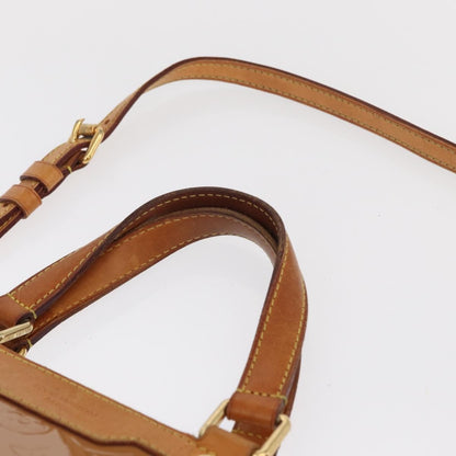 Louis Vuitton Brea Monogram Vernis, Brown, Patent Leather, Handbag