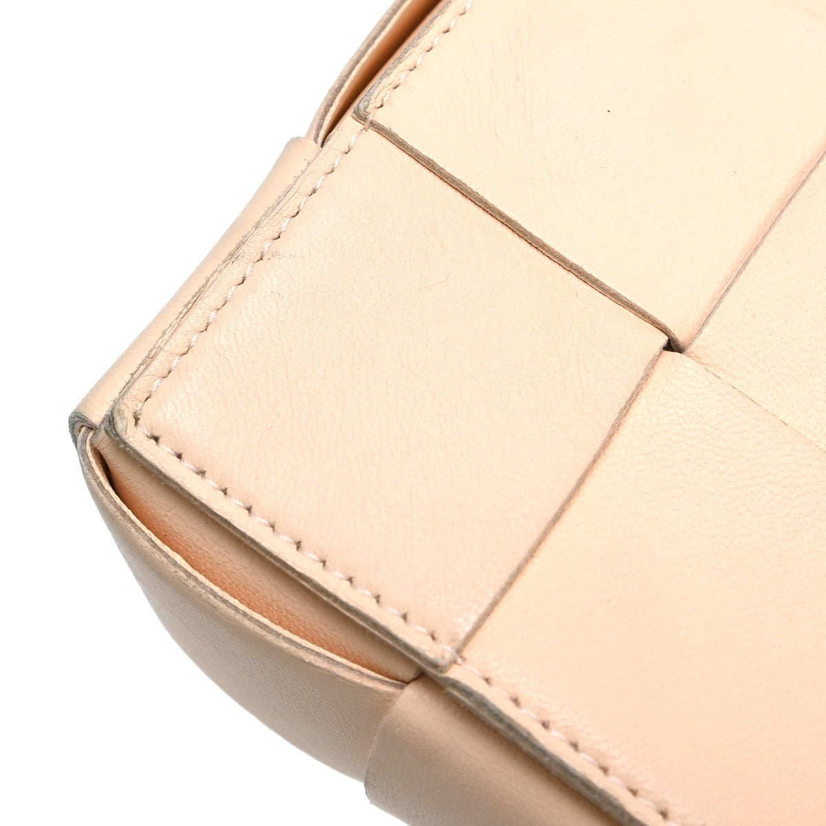 Bottega Veneta Candy Cassette Maxi Intrecciato Leather, Pink, Leather, Crossbody Bag