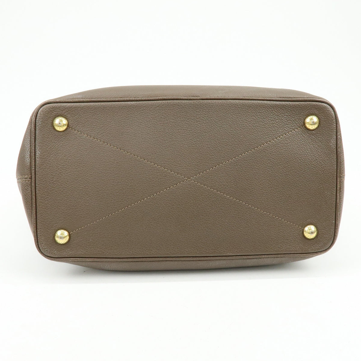 Louis Vuitton Citadine Monogram Empreinte Leather, Brown, Leather, Handbag