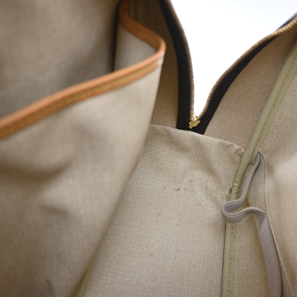 Louis Vuitton Deauville Monogram, Brown, Canvas, Handbag