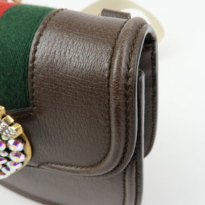 Gucci Totem Leather, Brown, Leather, Shoulder Bag