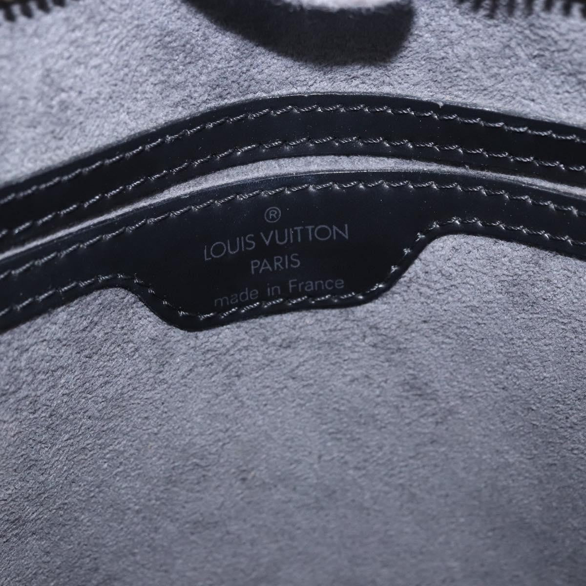 Louis Vuitton Saint Jacques Leather, Black, Leather, Shoulder Bag