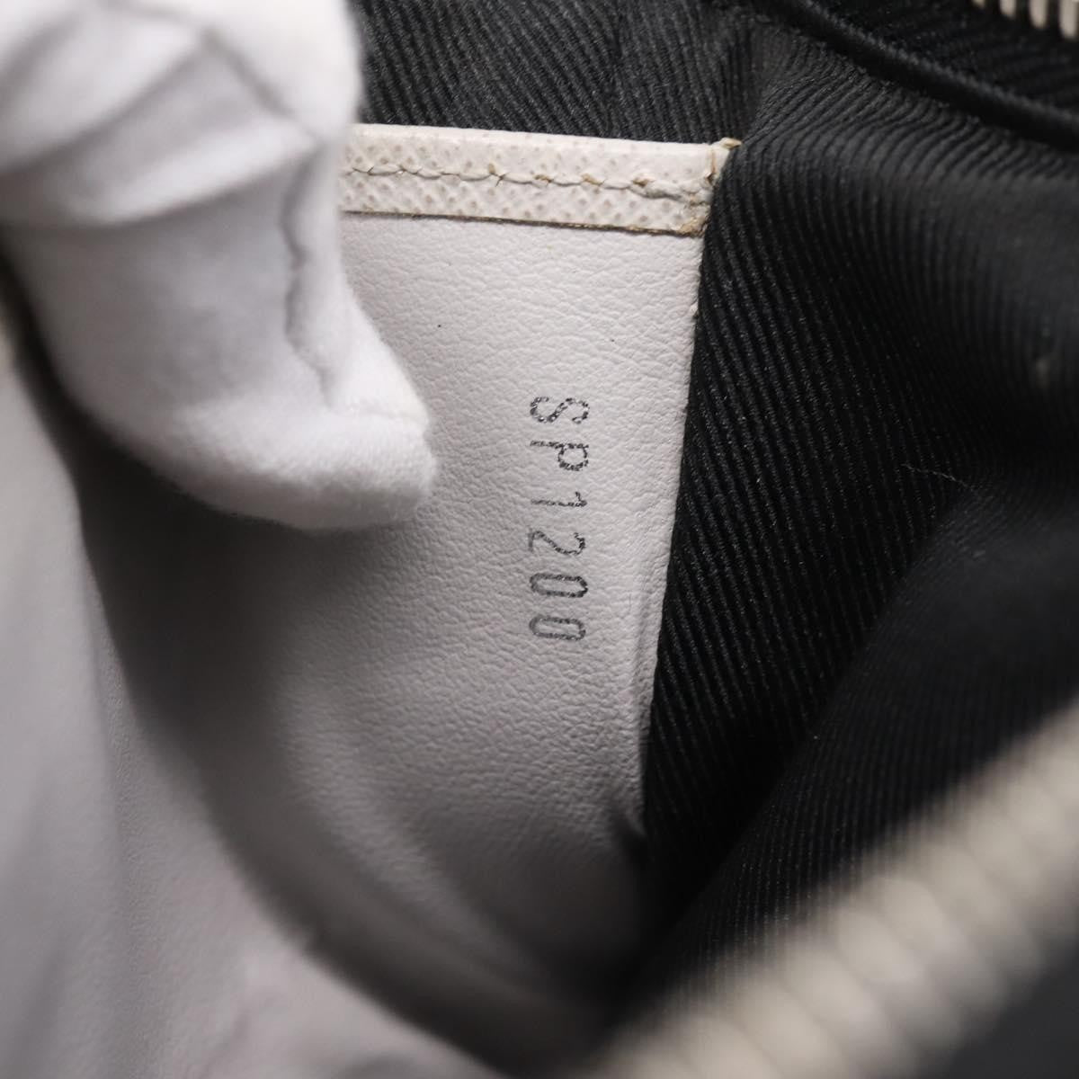 Louis Vuitton Discovery Pochette Monogram Taigarama, White, Canvas, Clutch