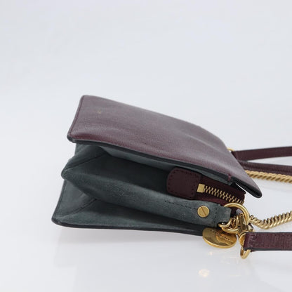 Givenchy Cross 3 Leather, Burgundy, Leather, Crossbody Bag