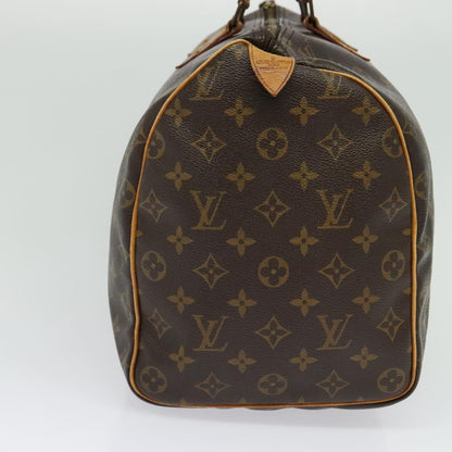 Louis Vuitton Speedy Handbag Monogram Canvas, BROWN, CANVAS, Handbag