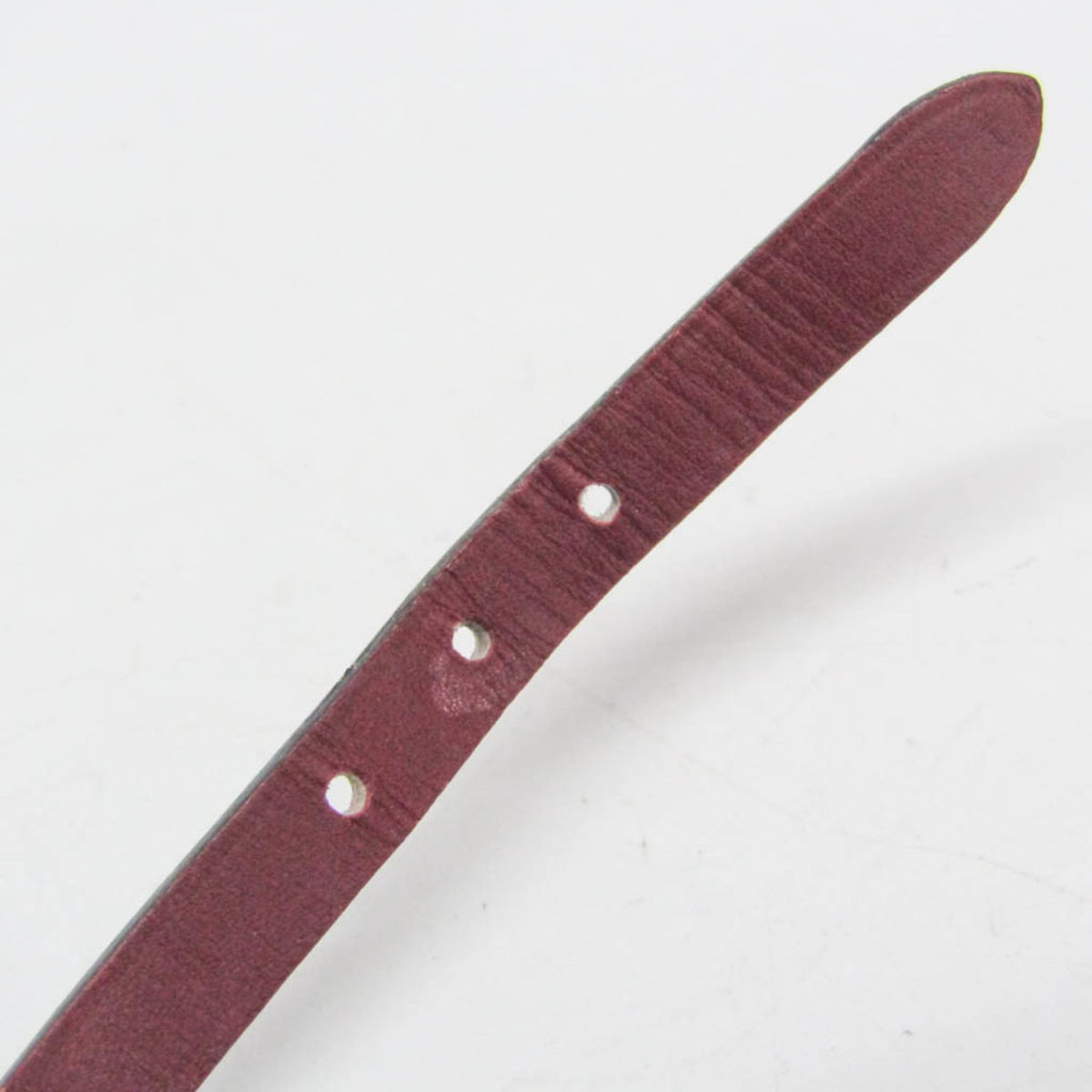 Hermes Hapi 3 Leather, Burgundy, Leather, Bracelet