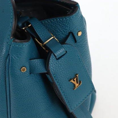 Louis Vuitton Milla Veau Nuage Calfskin, Blue, Leather, Handbag