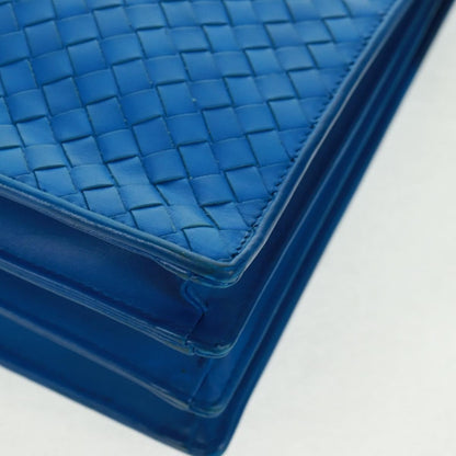 Bottega Veneta Top Zip Intrecciato Nappa, Blue, Leather, Briefcase