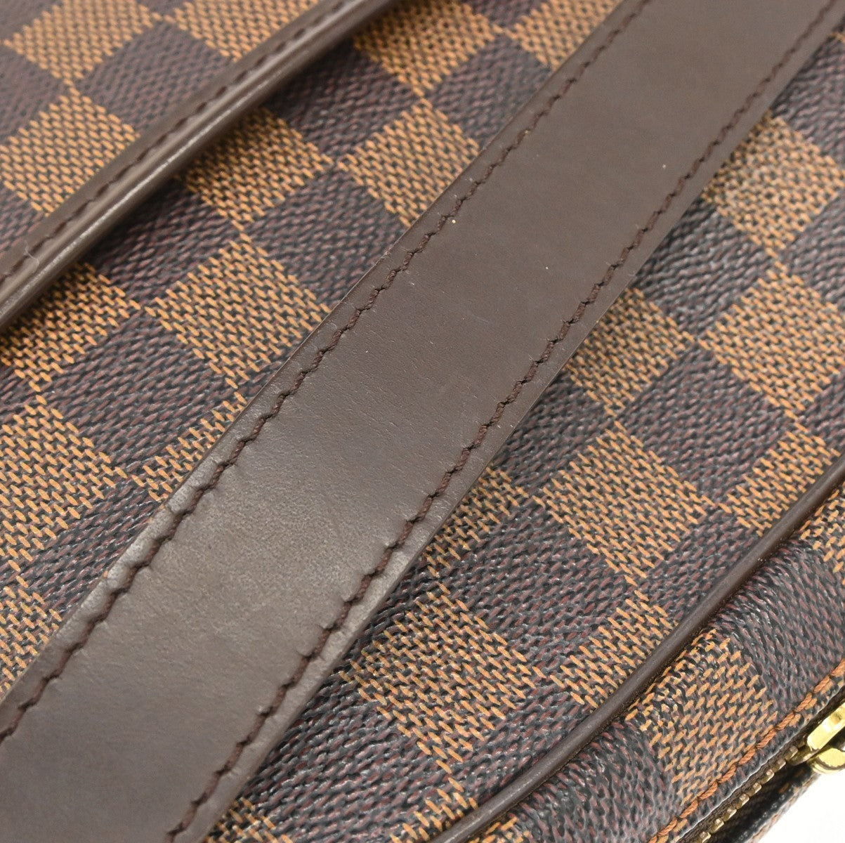 Louis Vuitton Ipanema Damier, Brown, Canvas, Shoulder Bag