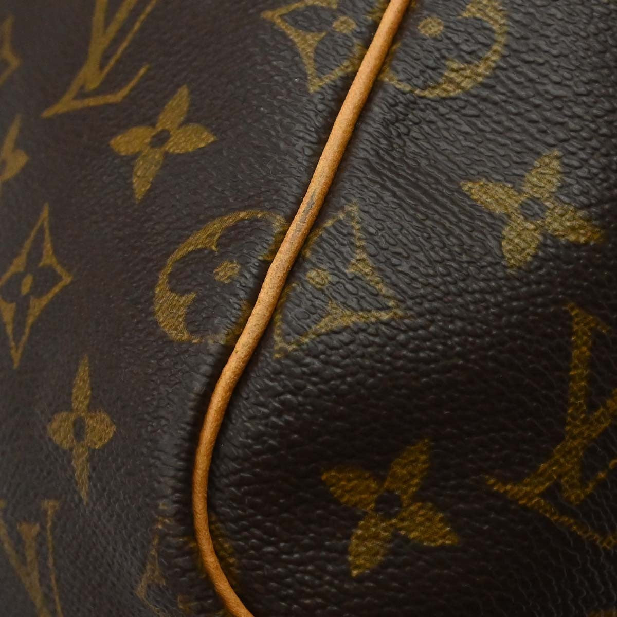 Louis Vuitton Keepall Monogram Canvas, Brown, Canvas, Travel Bag