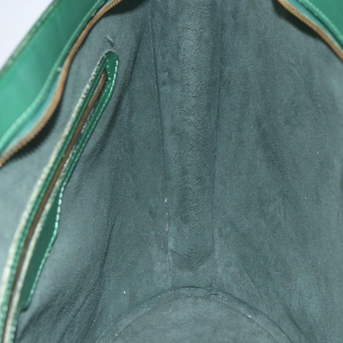 Louis Vuitton Saint Jacques Handbag Epi Leather, GREEN, LEATHER, Shoulder bag