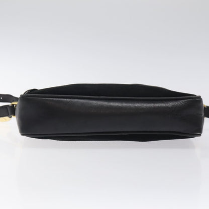 Gucci Sherry line shoulder Suede, Black, Suede, Handbag