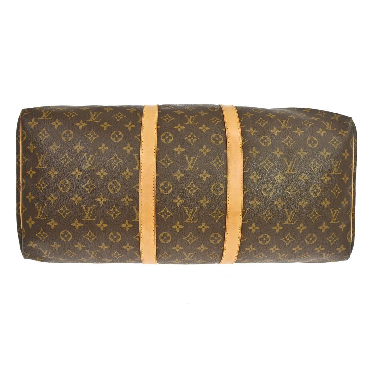 Louis Vuitton Keepall Monogram Canvas, Brown, Canvas, Travel Bag
