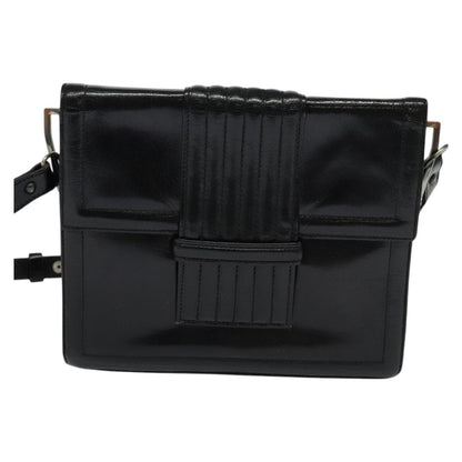 Saint Laurent Vintage Shoulder bag leather, Black, Leather, Shoulder Bag