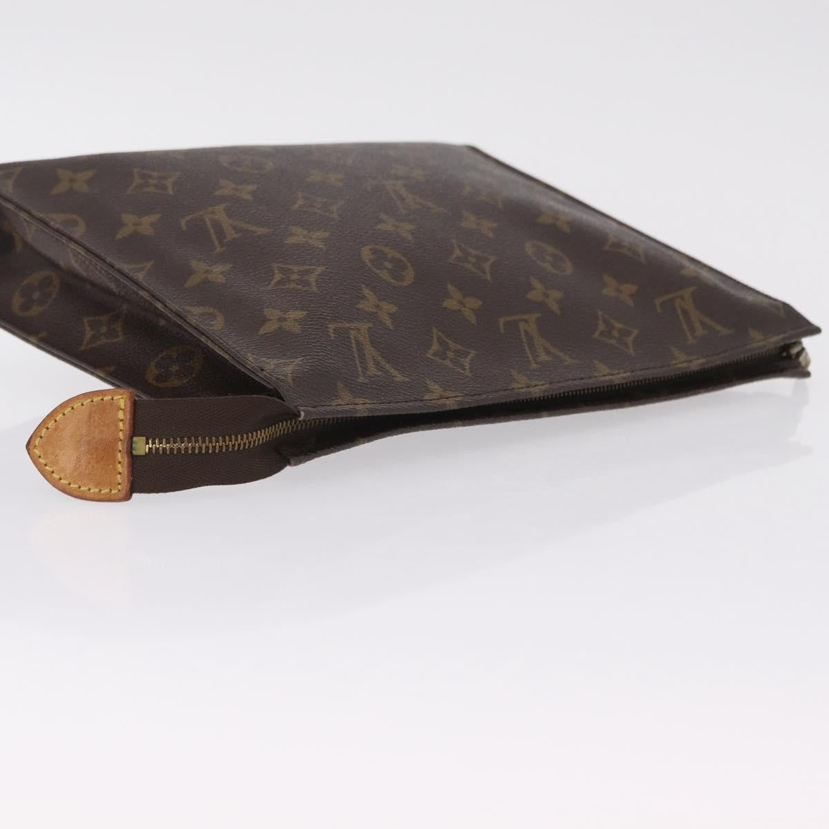 Louis Vuitton Toiletry Pouch Monogram Canvas, Brown, Canvas, Clutch