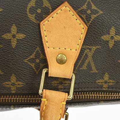 Louis Vuitton Speedy Monogram Canvas, Brown, Canvas, Handbag