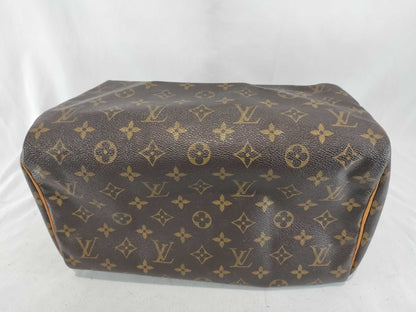 Louis Vuitton Speedy Monogram Canvas, Brown, Canvas, Handbag