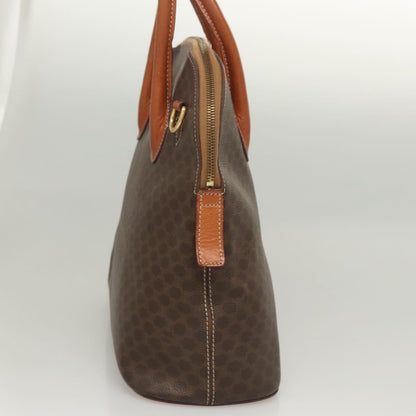 Celine Macadam Macadam with leather, Brown, Canvas, Handbag