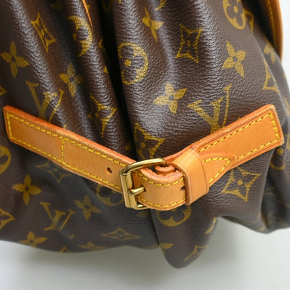 Louis Vuitton Saumur Monogram Canvas, Brown, Canvas, Shoulder Bag