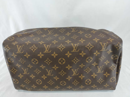Louis Vuitton Speedy Monogram Canvas, Brown, Canvas, Handbag
