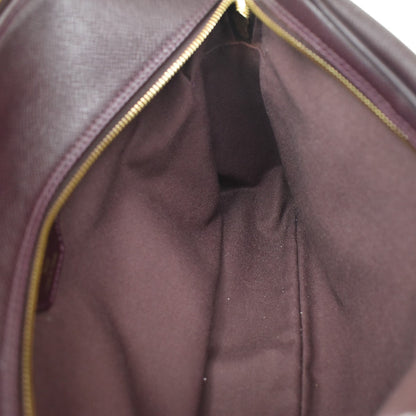Louis Vuitton Reporter Taiga Leather, Purple, Leather, Shoulder Bag