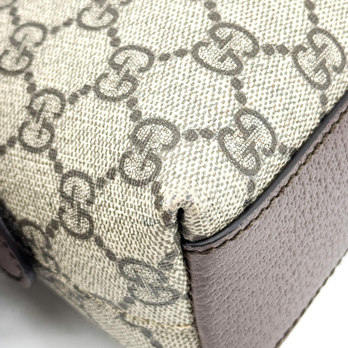 Gucci Ophidia Dome GG Coated Canvas, Brown, Canvas, Shoulder Bag