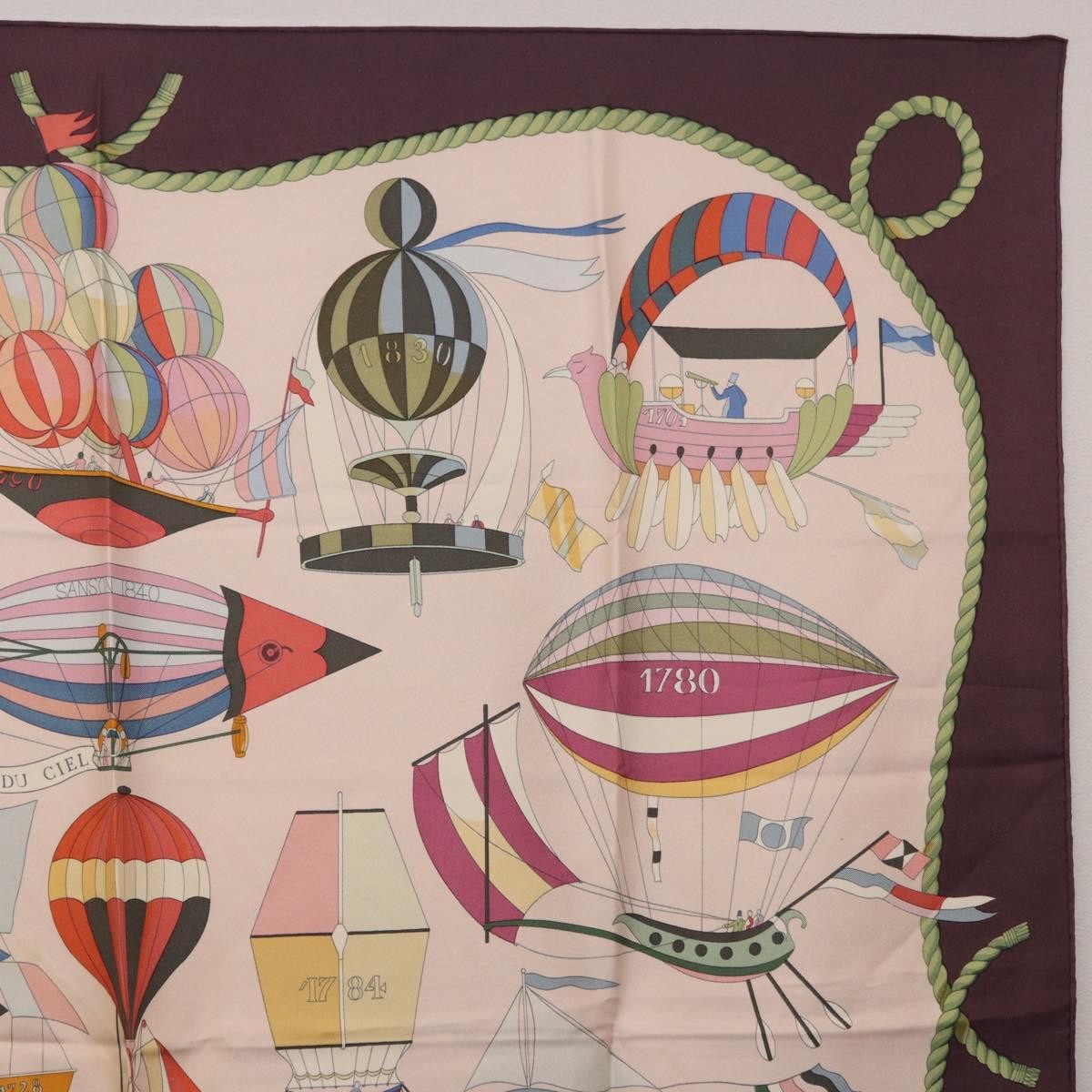 Hermes Carré 90 Silk multicolor, Pink, Silk, Scarf