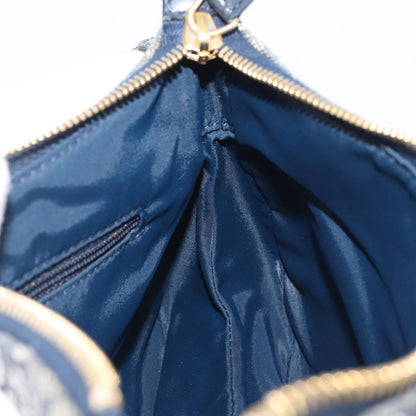 Christian Dior Saddle Messenger Oblique Canvas, Navy, Canvas, Clutch